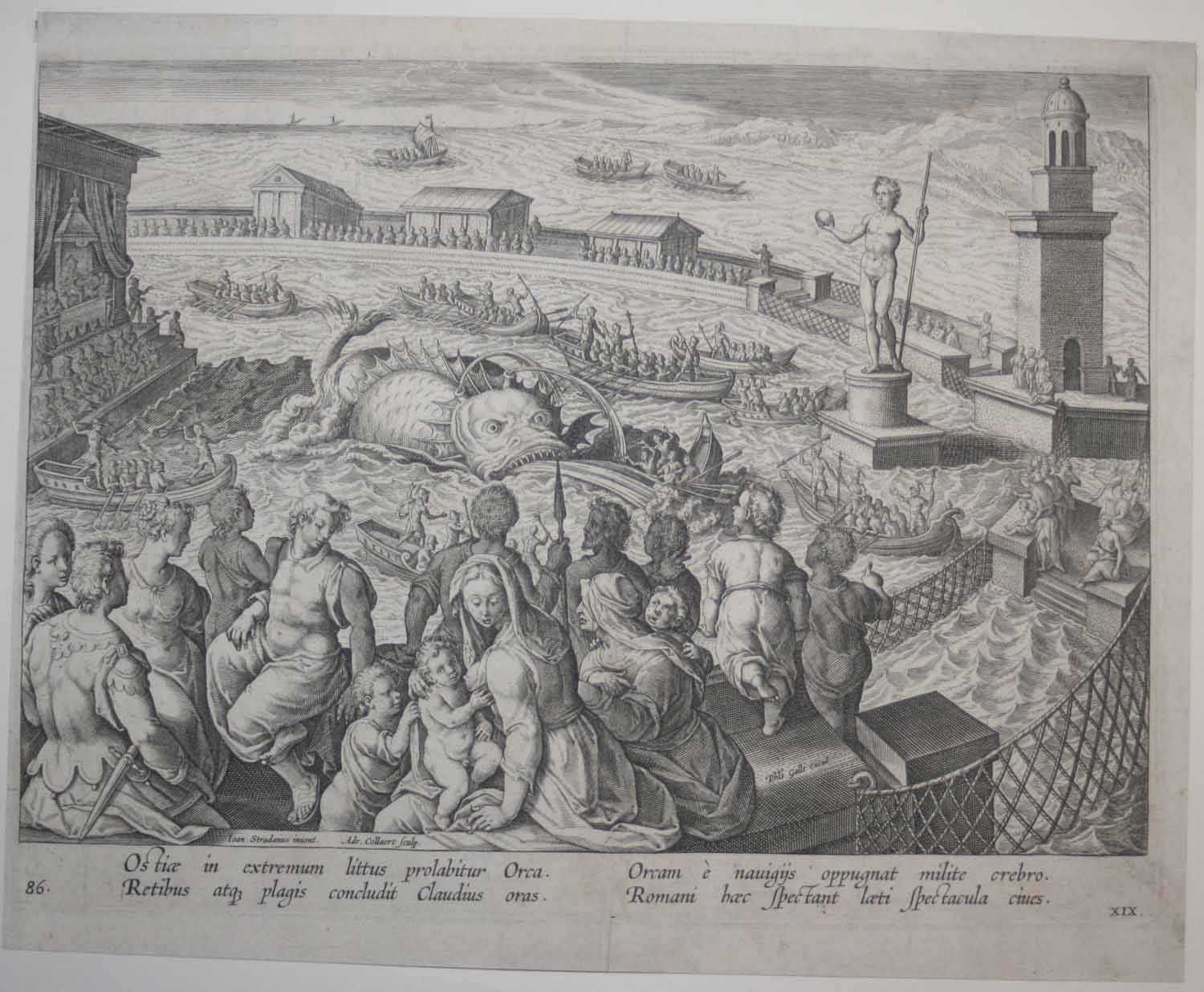 [Bataille navale contre le monstre marin].