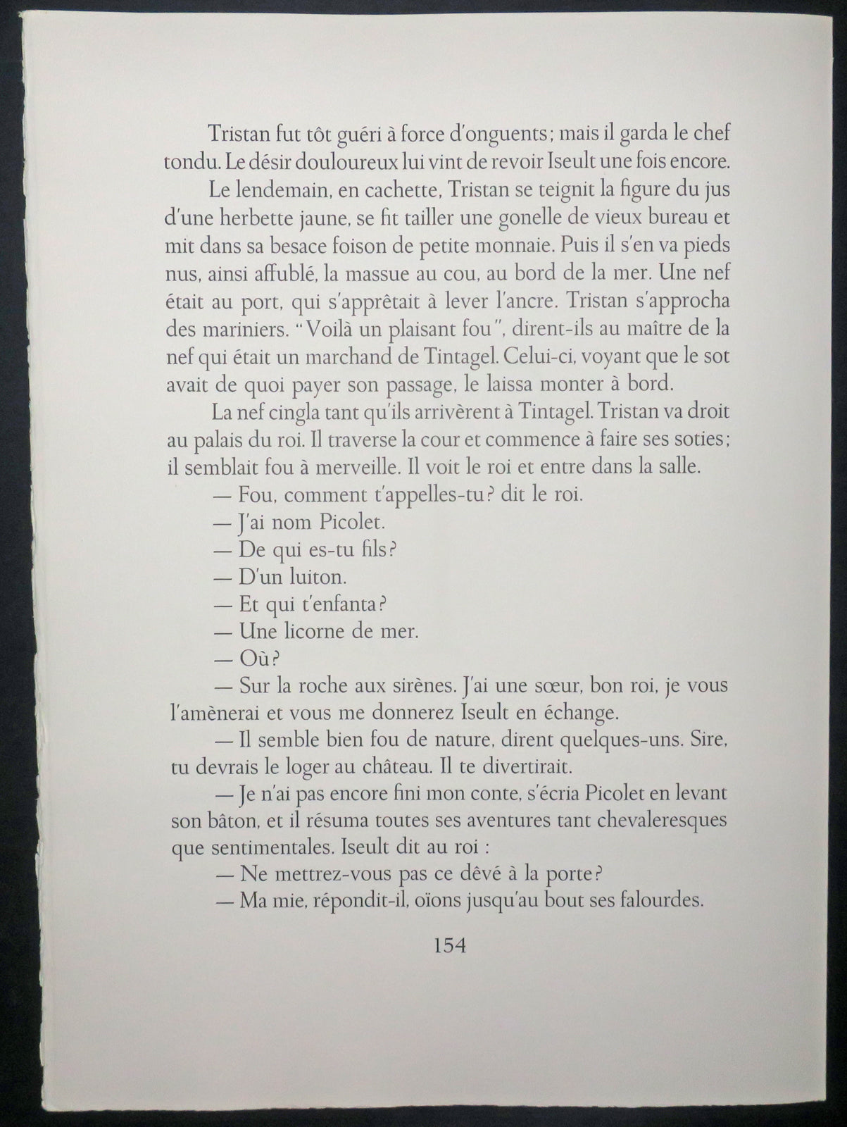 Tristan le fou, Tristan et Iseult.