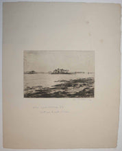 Charger l&#39;image dans la galerie, [Bord de mer, deux petites îles au loin].
