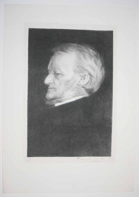 Portrait de Richard Wagner, compositeur. 