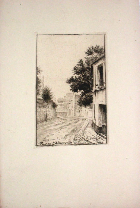 Rue de l'Abreuvoir (Petite planche). 