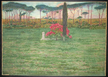 Charger l&#39;image dans la galerie, Paysage, Pierre tombale dans un champ.
