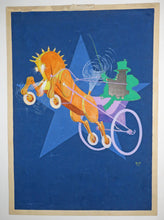 Charger l&#39;image dans la galerie, Calèche et cheval de bois volant.
