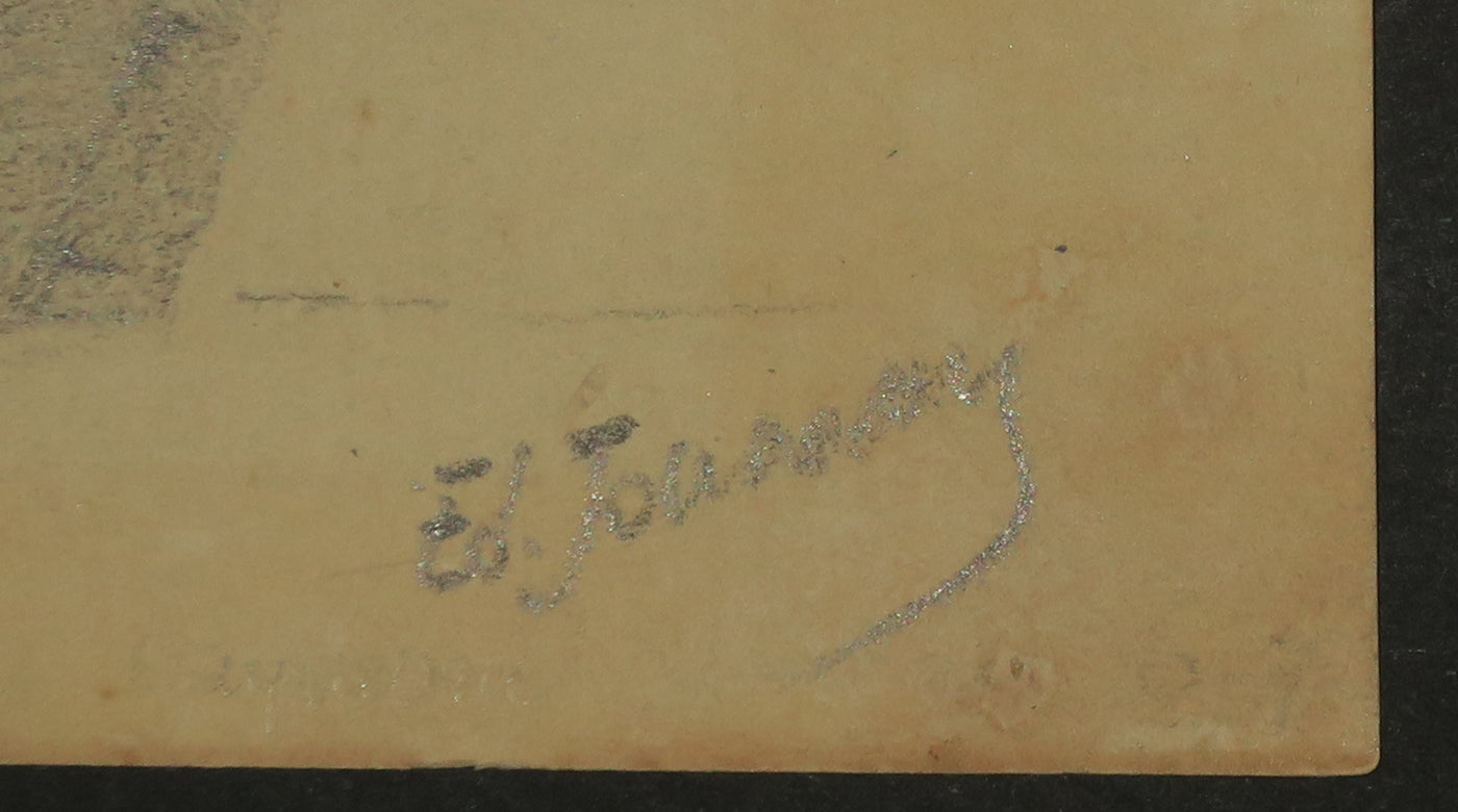 Etude de chasse marée (Chaloupe sardinière en Bretagne). c.