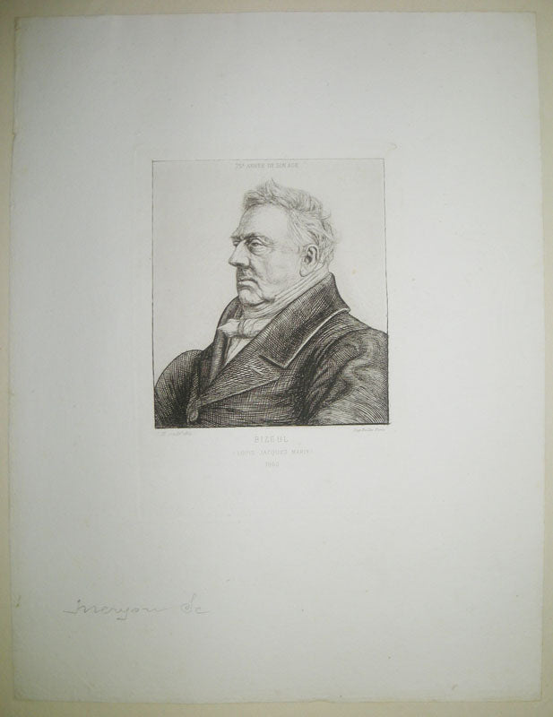 Portrait de Louis Jacques-Marie Bizeul (75è année de son âge). 