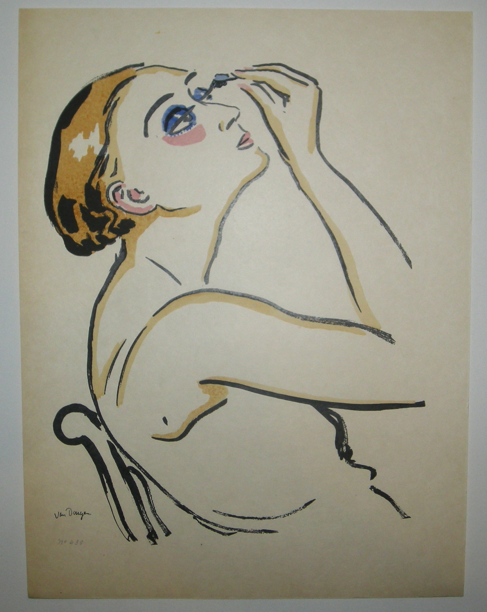 Rimmel (Femme se maquillant). 1920.