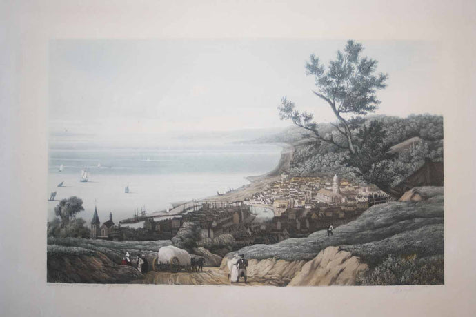 Vue de Honfleur. Vers 1842-