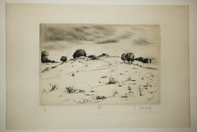 Paysage, Etude. 