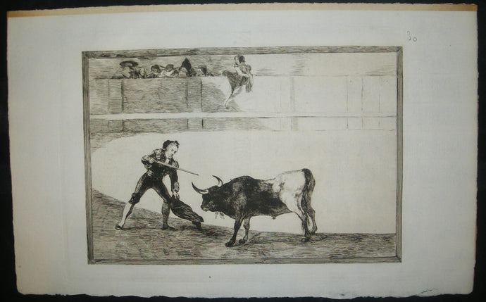 Pedro Romero matando a toro parado. 