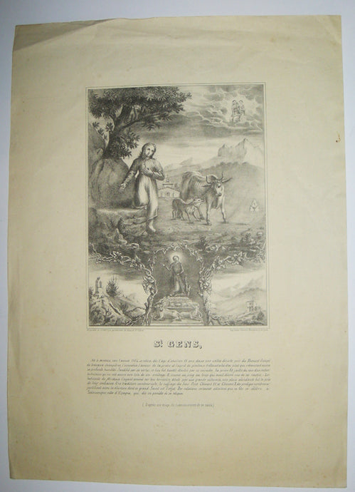 St Gens, né à Monteux vers l'année 1104. 