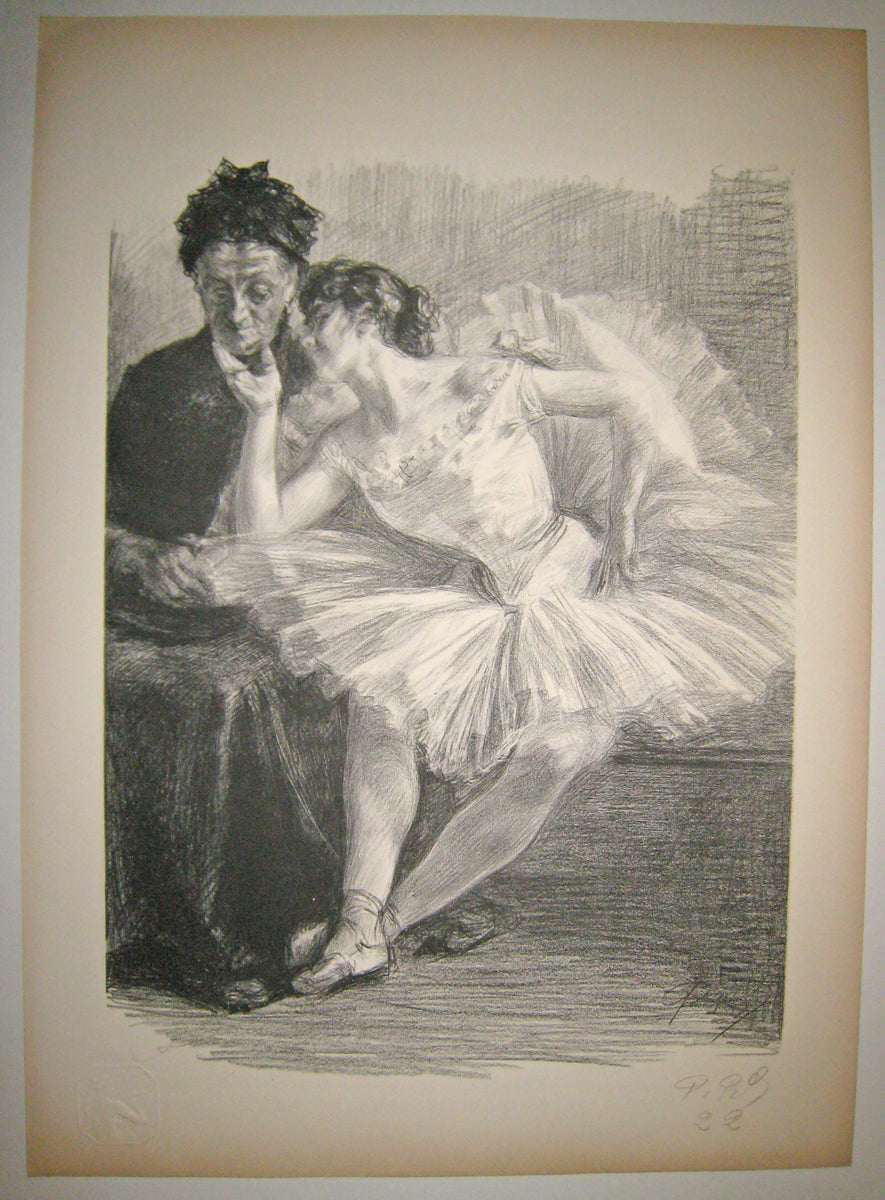 Danseuse et sa mère. 