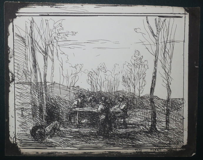 Un Déjeuner dans la clairière. (1857 - 1er tirage).