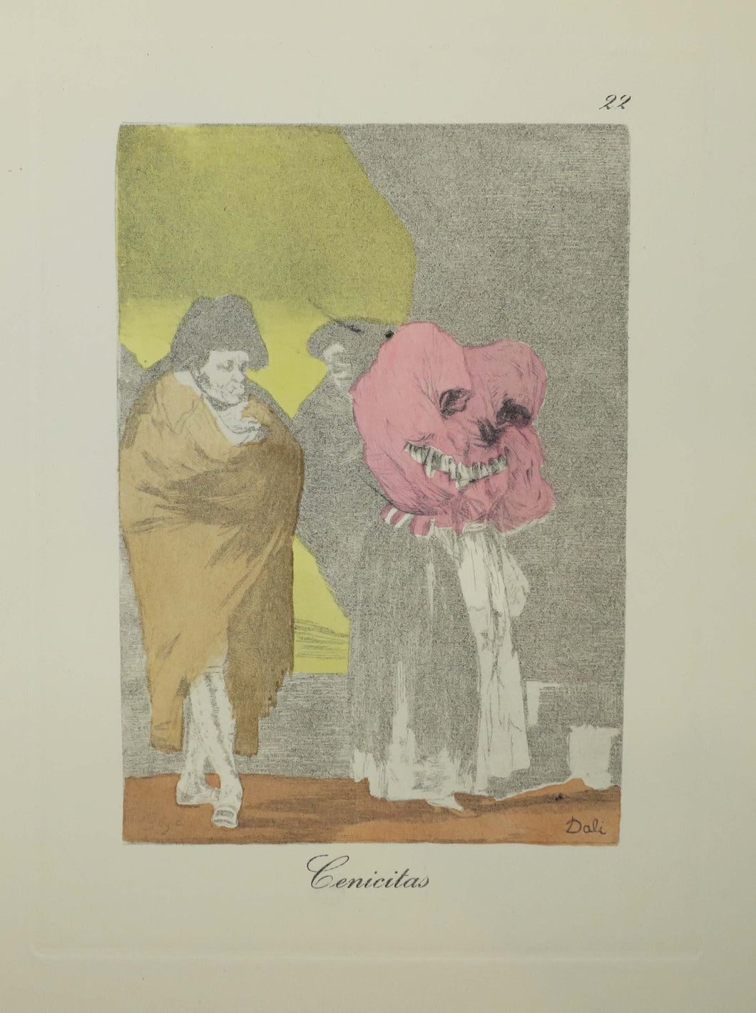 Cenicitas. Les Caprices de Goya de Dali. 1977.