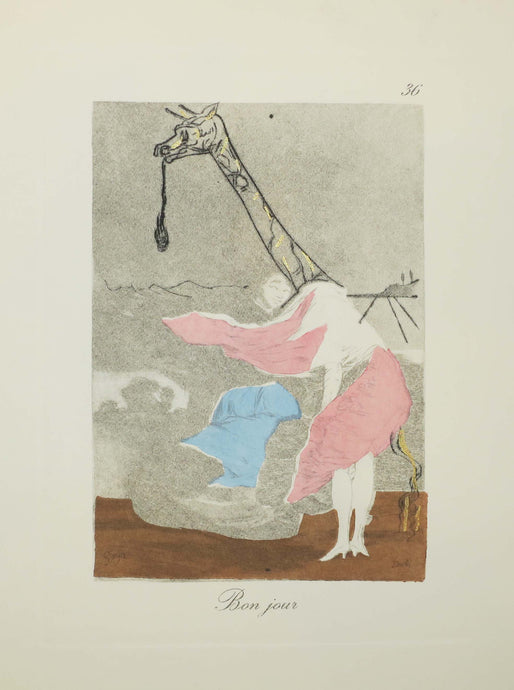 Bon jour. Les Caprices de Goya de Dali. 1977.