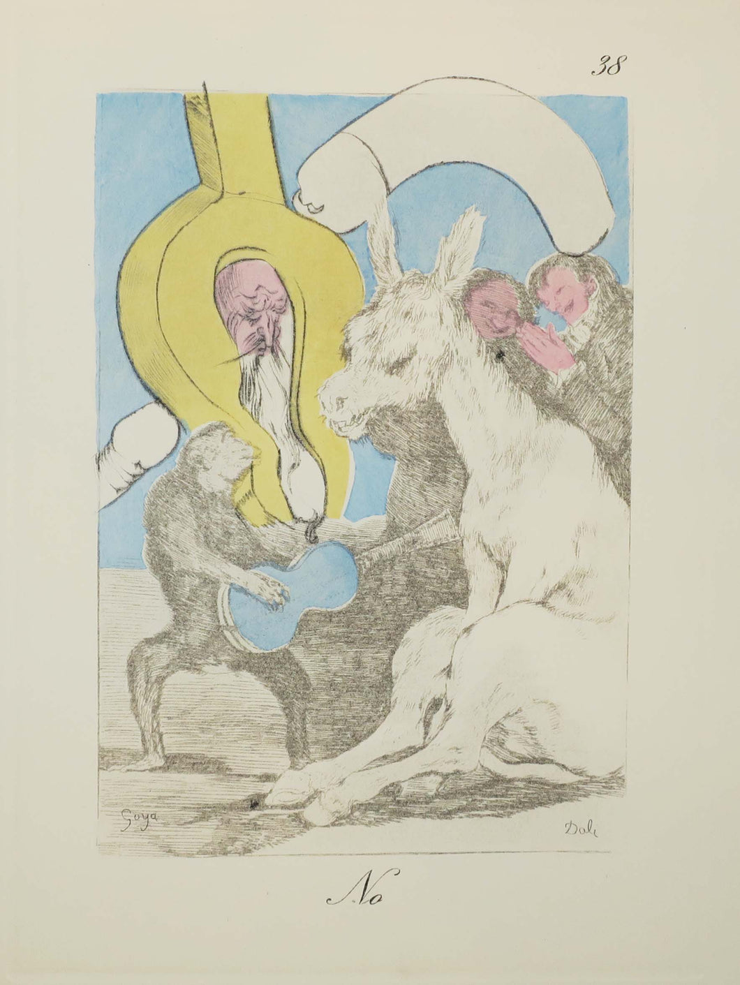 No. Les Caprices de Goya de Dali. 1977.
