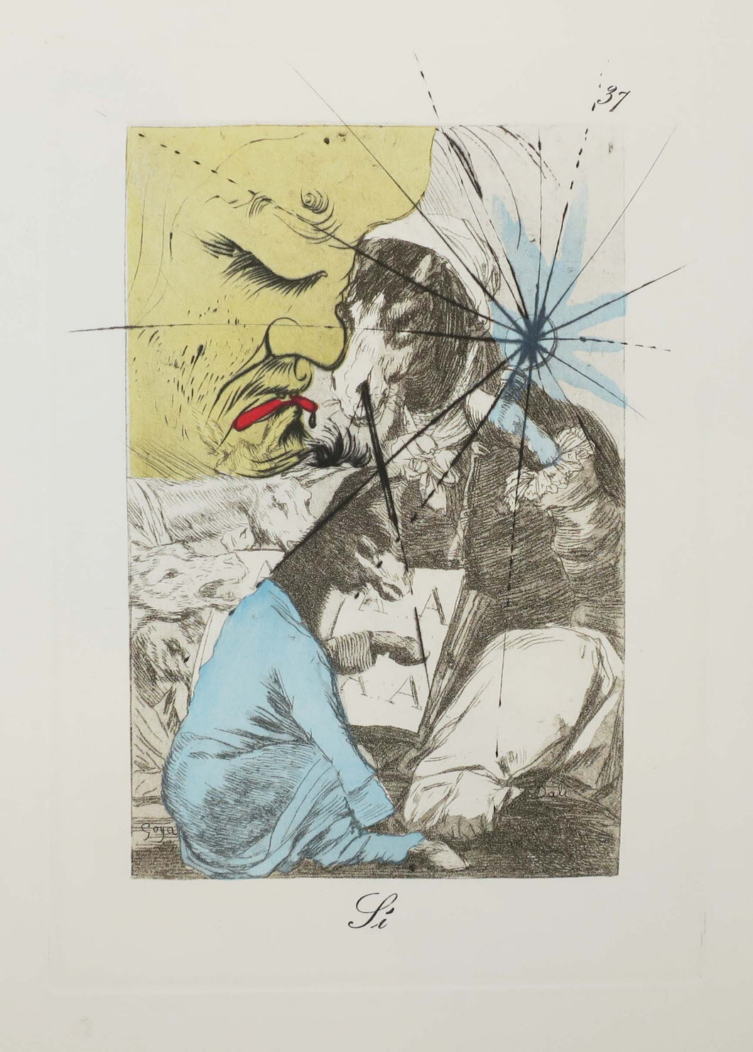 Si. Les Caprices de Goya de Dali. 1977.