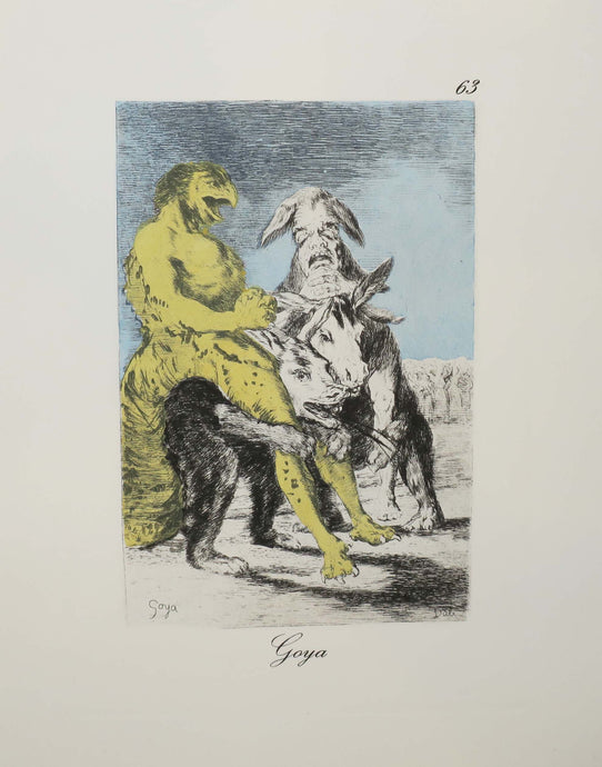 Goya. Les Caprices de Goya de Dali. 1977.