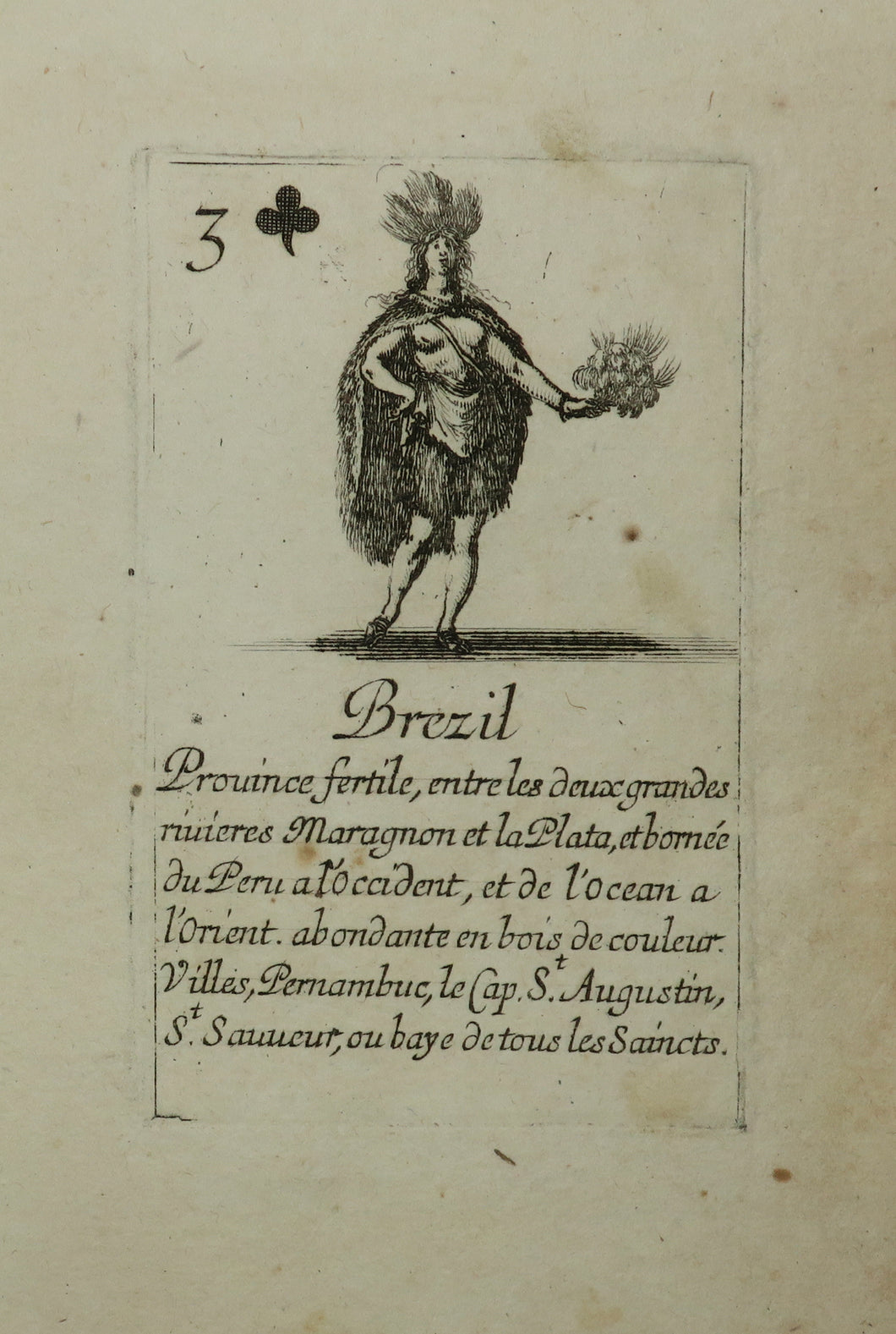 Brezil. Carte de la suite 