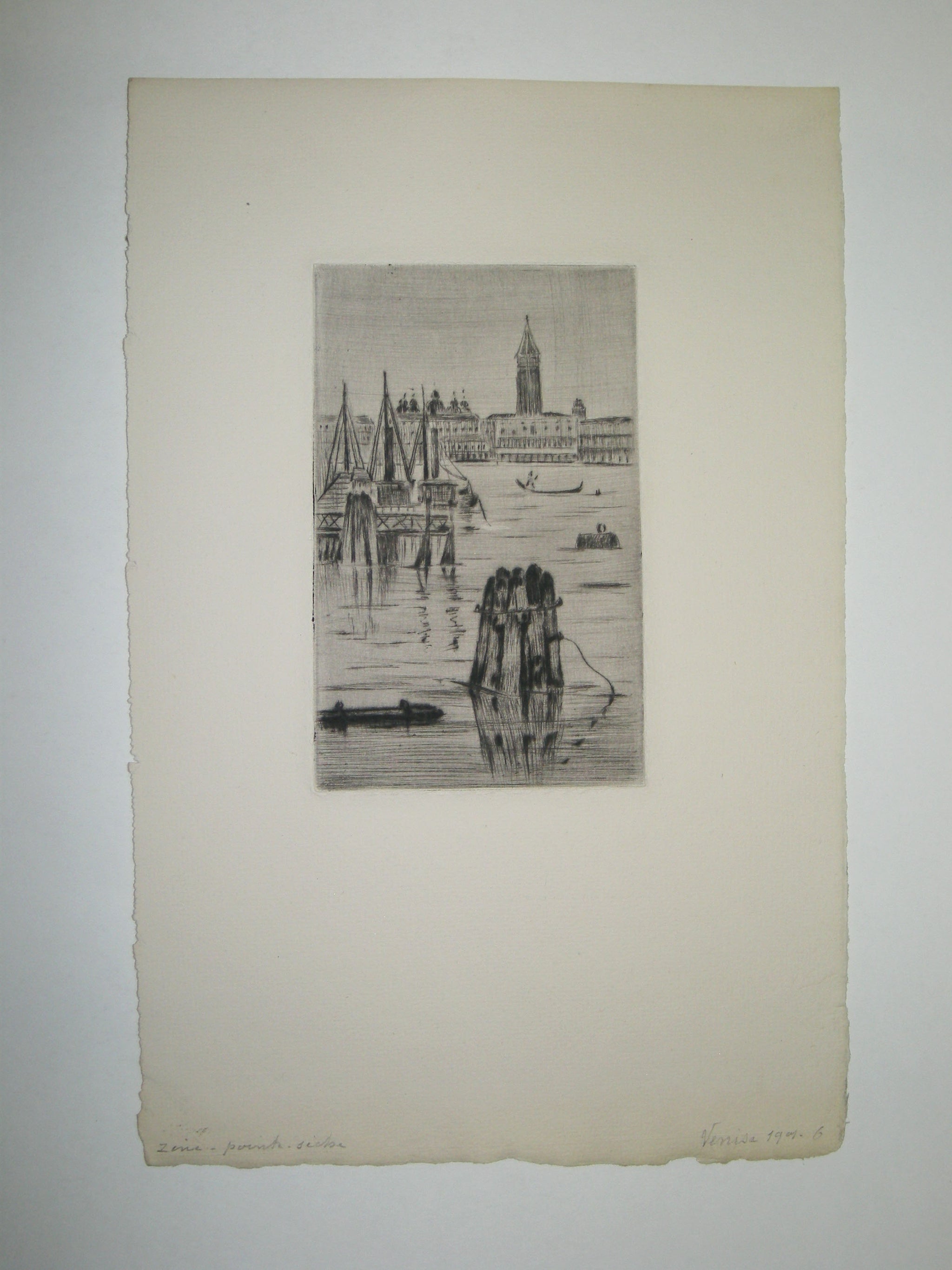 Venise [La jetée devant la Place Saint Marc].