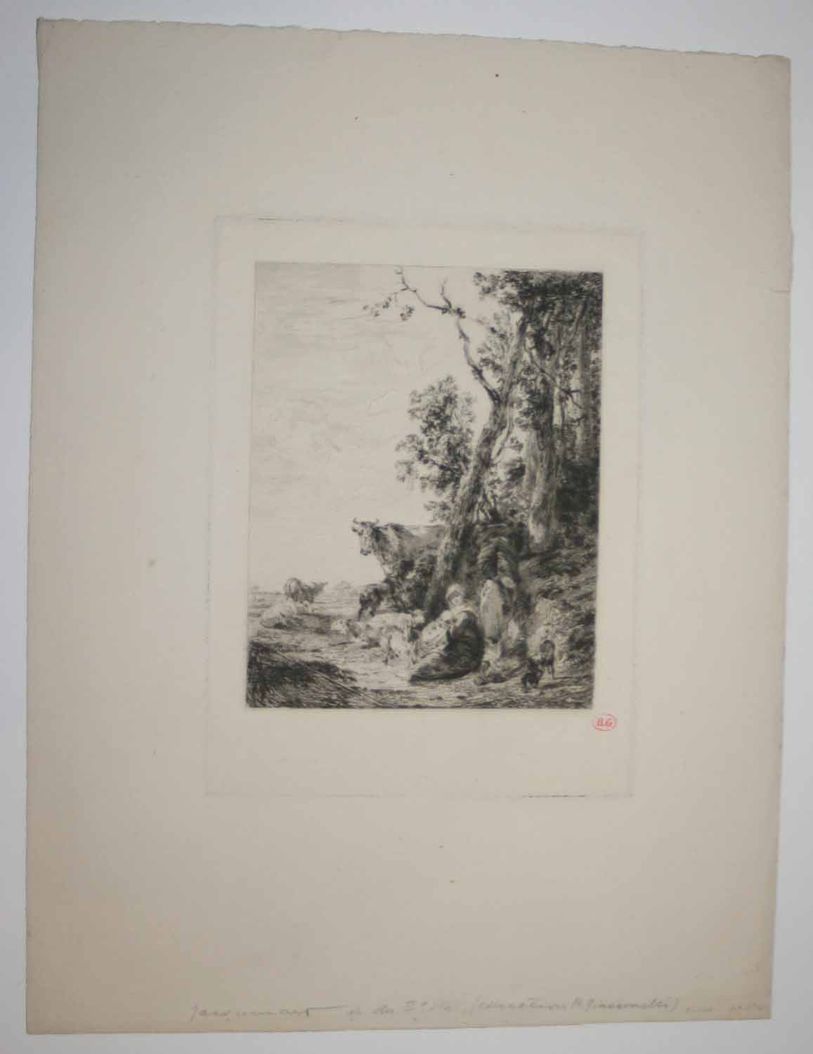 [Famille de bergers et leur troupeau].