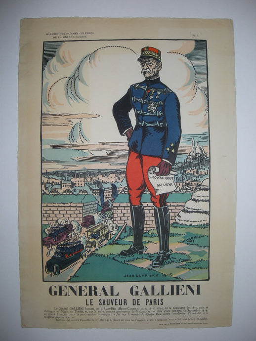 Général Gallieni. Le sauveur de Paris. 