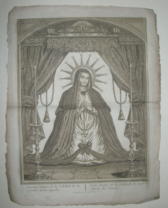 Notre-Dame de la Solitude, le vray Miroir des Veuves. (Notre-Dame des douleurs). 