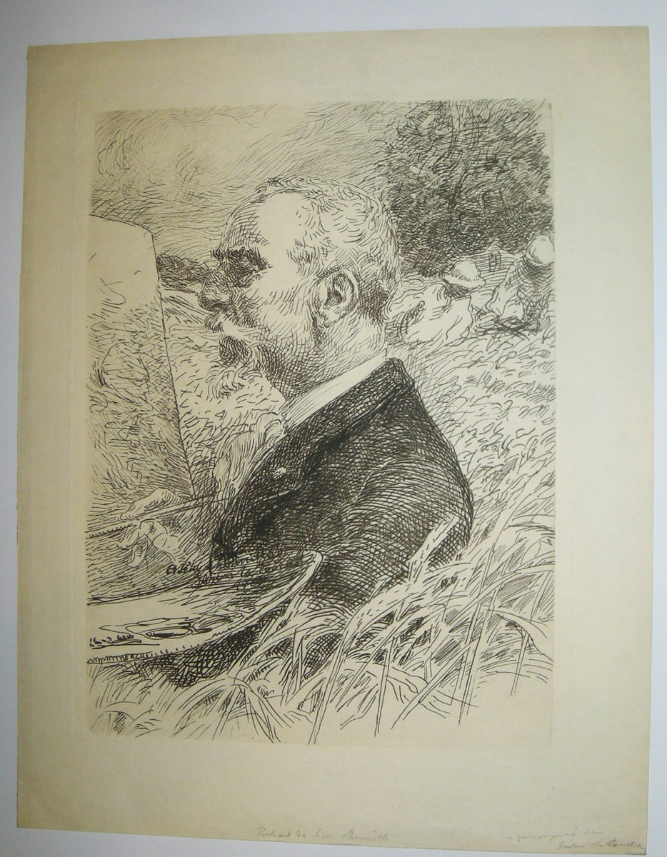 Portrait de Léon Lhermitte. 