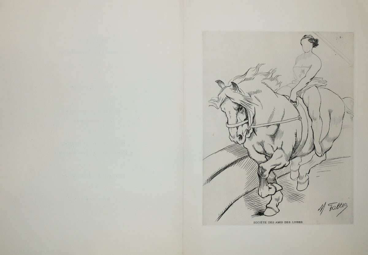 Menu pour la Société des Amis des livres, au Restaurant Larue, le Mardi 1er avril