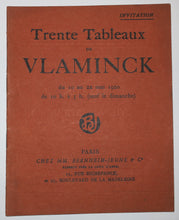 Charger l&#39;image dans la galerie, Invitation pour l&#39;Exposition &quot;Trente Tableaux de Vlaminck&quot; du 10 au 22 mai
