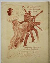 Charger l&#39;image dans la galerie, Carte adresse de l&#39;Imprimerie artistique Auguste et Eugène Delâtre

