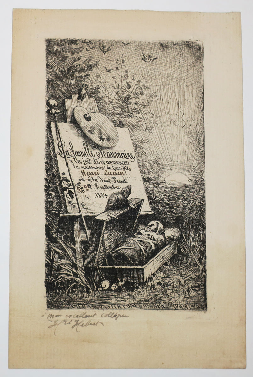 La famille Jeanmaire a la joie de vous annoncer la naissance de leur fils Henri Lucien, né à la Joux-Perret le 2 septembre 1884. 