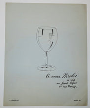 Charger l&#39;image dans la galerie, Carte des Vins de chez Nicolas. &quot;Le service des vins doit être une symphonie&quot;.
