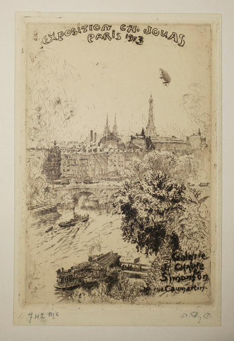 Exposition Ch. Jouas, Paris 1913, à la Galerie Chaine et Simonson, 19 rue Caumartin.