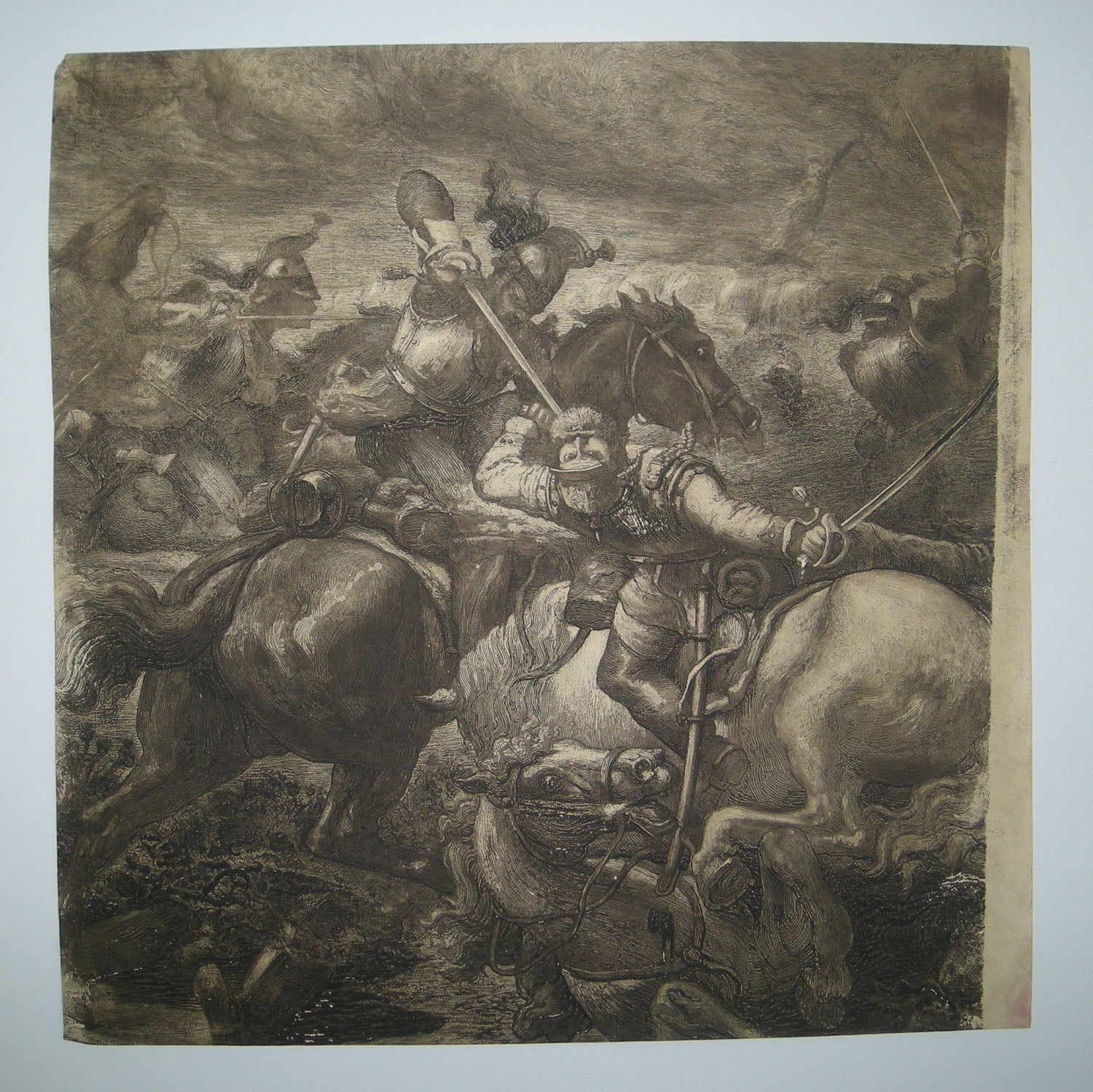 [Combat de soldats] (la même, la partie droite du sujet).