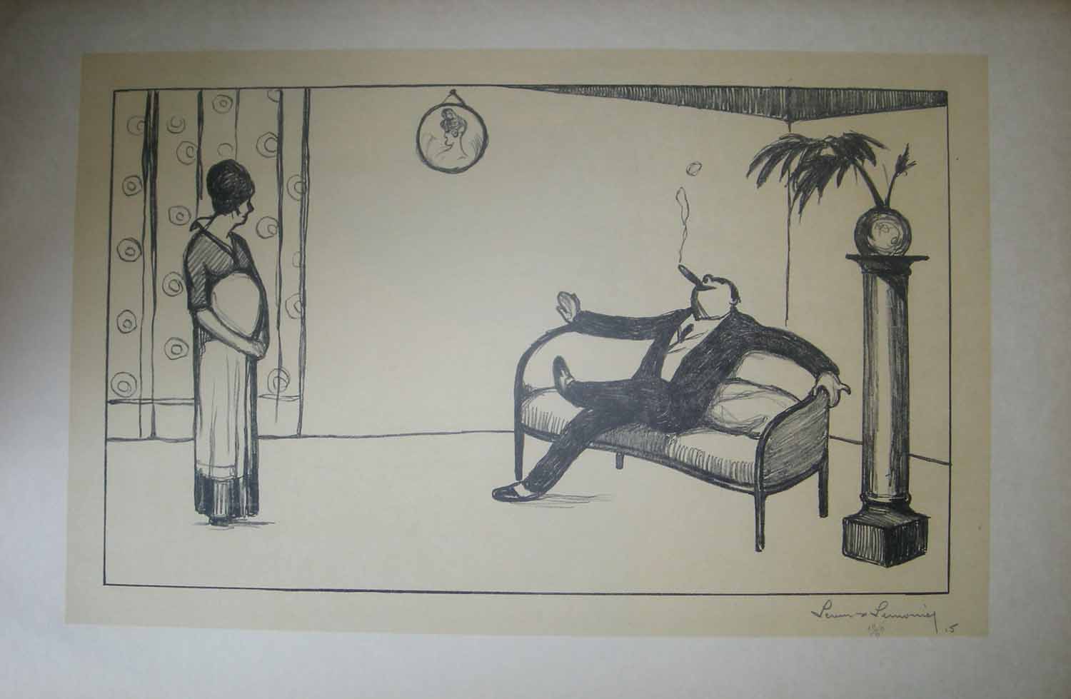 A Vienne, Celles qui pensent à l'absent. 1915.