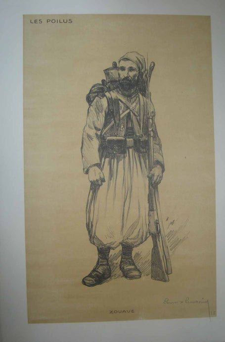 Les Poilus, Zouave. 