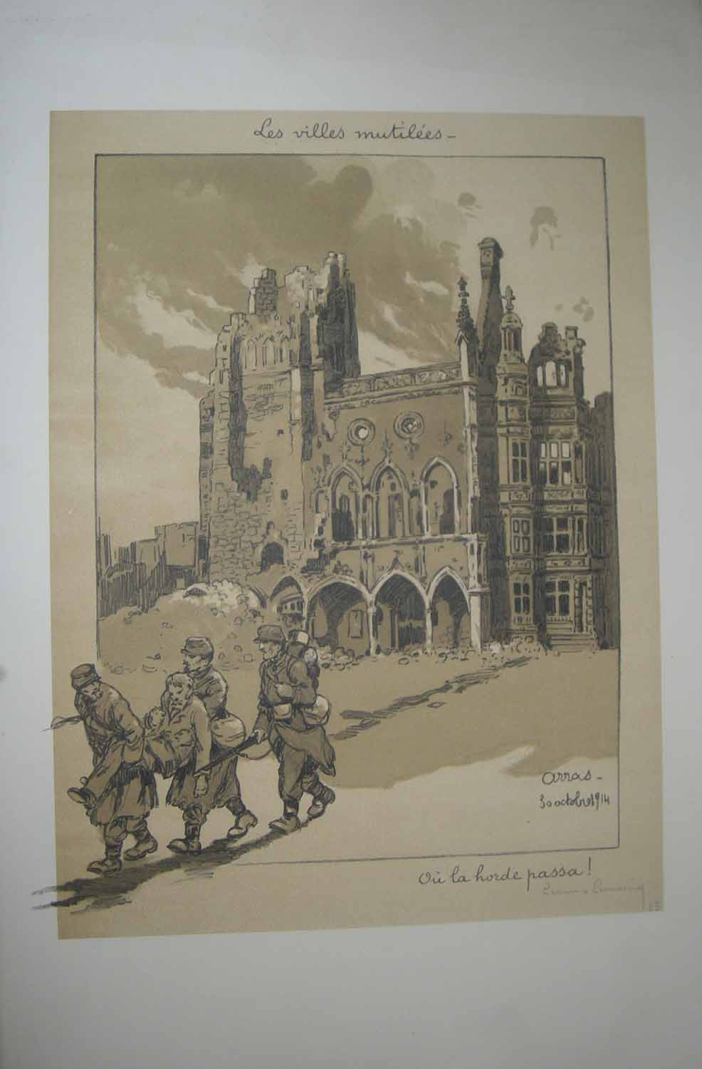 Les villes mutilées, Arras. 