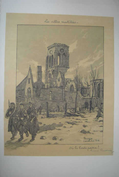 Les villes mutilées, Pérouse. 