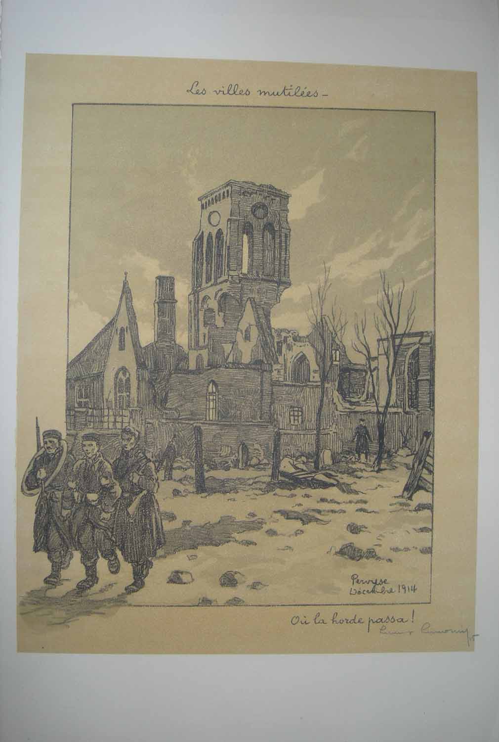 Les villes mutilées, Pérouse. 