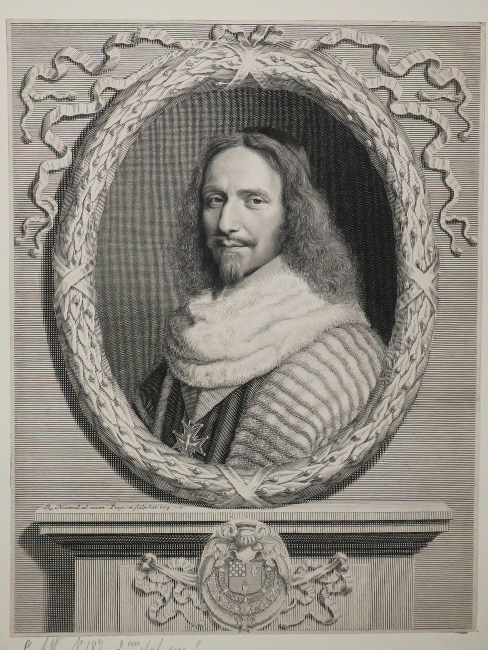 Portrait de Nicolas Potier de Novion, Premier Président au Parlemement de Paris (1618-1693). 