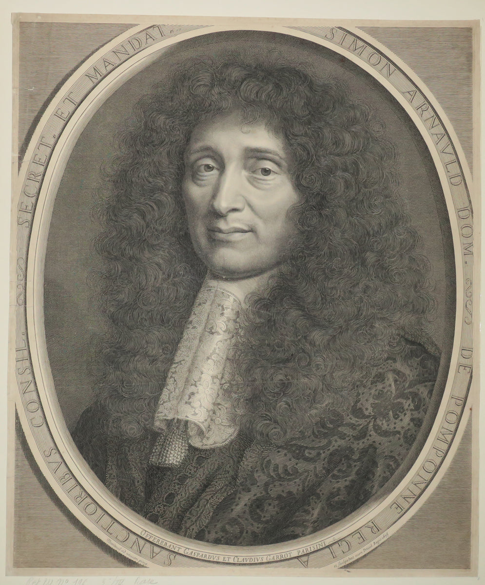 Portrait de Simon Arnauld de Pomponne, Ministre d'Etat. 