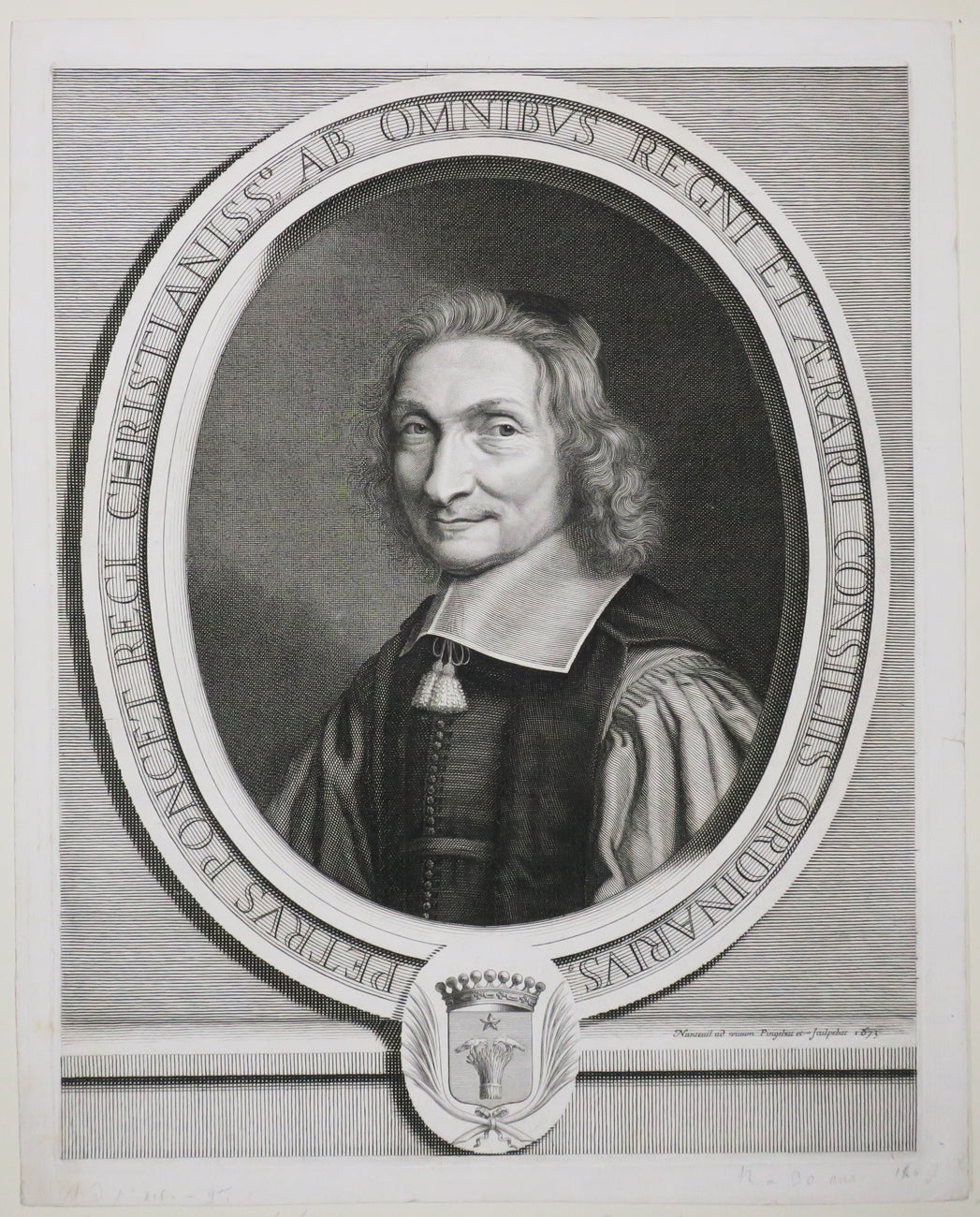 Portrait de Pierre Poncet, Maître des Requêtes, puis Conseiller d'Etat (1600-1681). 