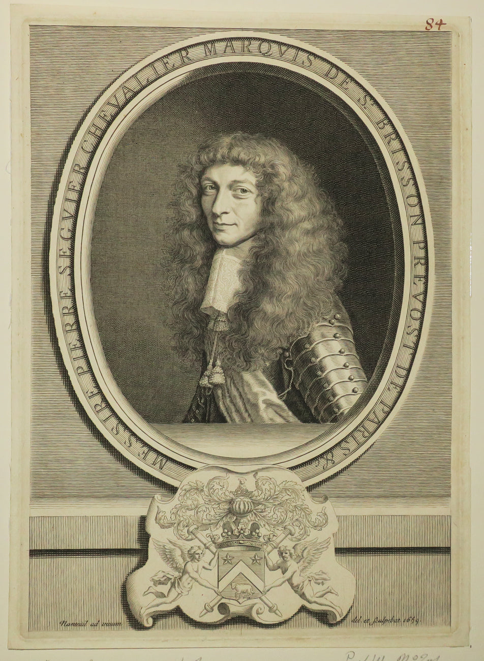 Portrait de Pierre Séguier de Saint-Brisson, Prévôt de Paris. 