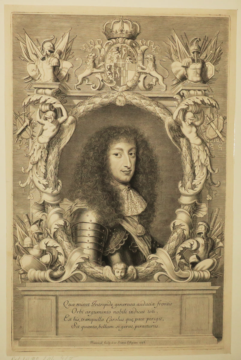 Portrait de Charles-Emmanuel II, Duc de Savoie (1634-1675). 