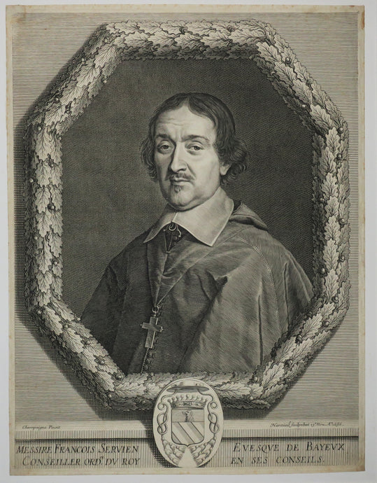 Portrait de François Servien, Evêque de Carcassonne et de Bayeux (1598-1659). 