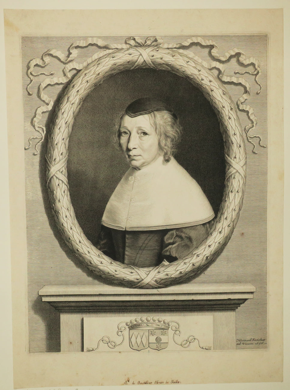 Portrait de Marie de Bragelogne, Veuve de Claude Le Bouthillier, Surintendant des Finances (1590-1673). 