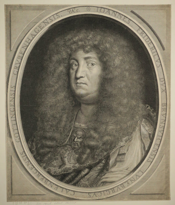 Portrait de Jean-Frédéric de Brunswick-Lunebourg (1625-1679). Duc de Brunswick-Lunebourg et prince de Calenberg de 1665 à sa mort.