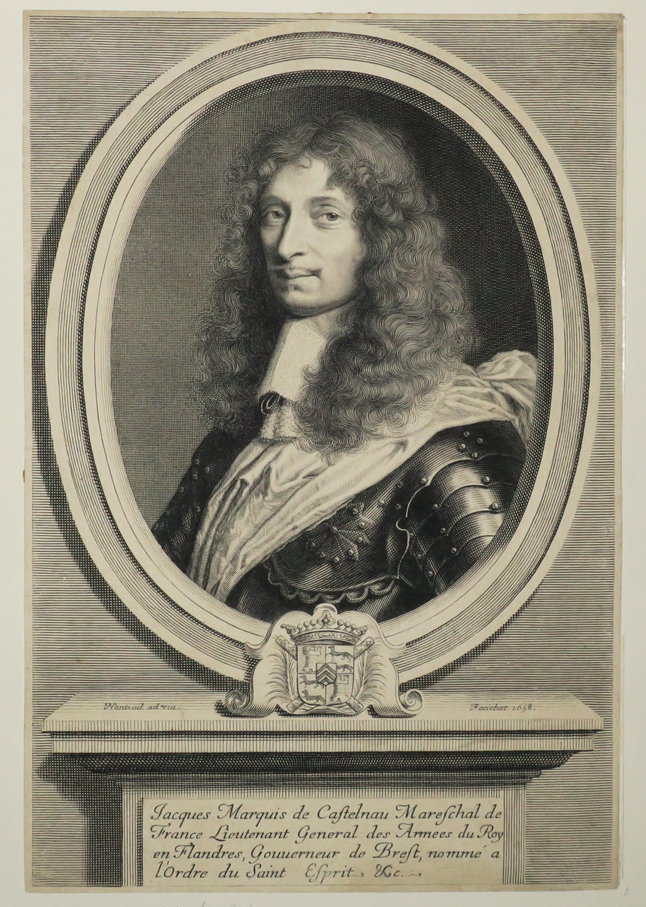 Portrait de Jacques, Marquis de Castelnau, Gouverneur de Brest puis Maréchal de France (1620-1658). 