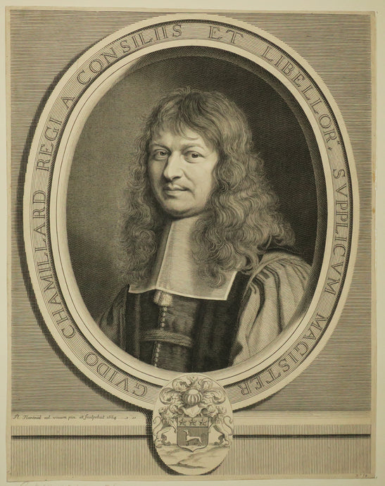 Portrait de Gui Chamillard, Seigneur de Magny, Maître des Requêtes de l'Hôtel (1624-1675).