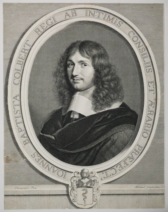 Portrait de Jean-Baptiste Colbert, Contrôleur général des Finances. 